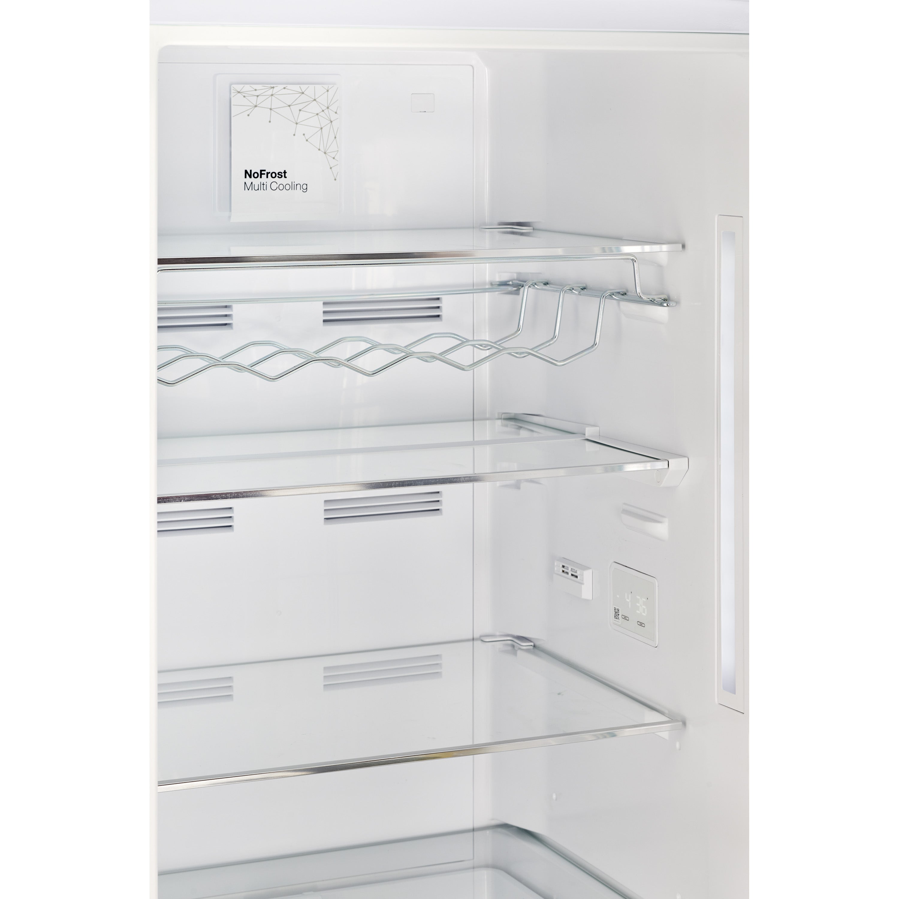UGP-340L W AC - Réfrigérateur Classic Retro 12 pi³ à congélateur inférieur en Blanc chamallow