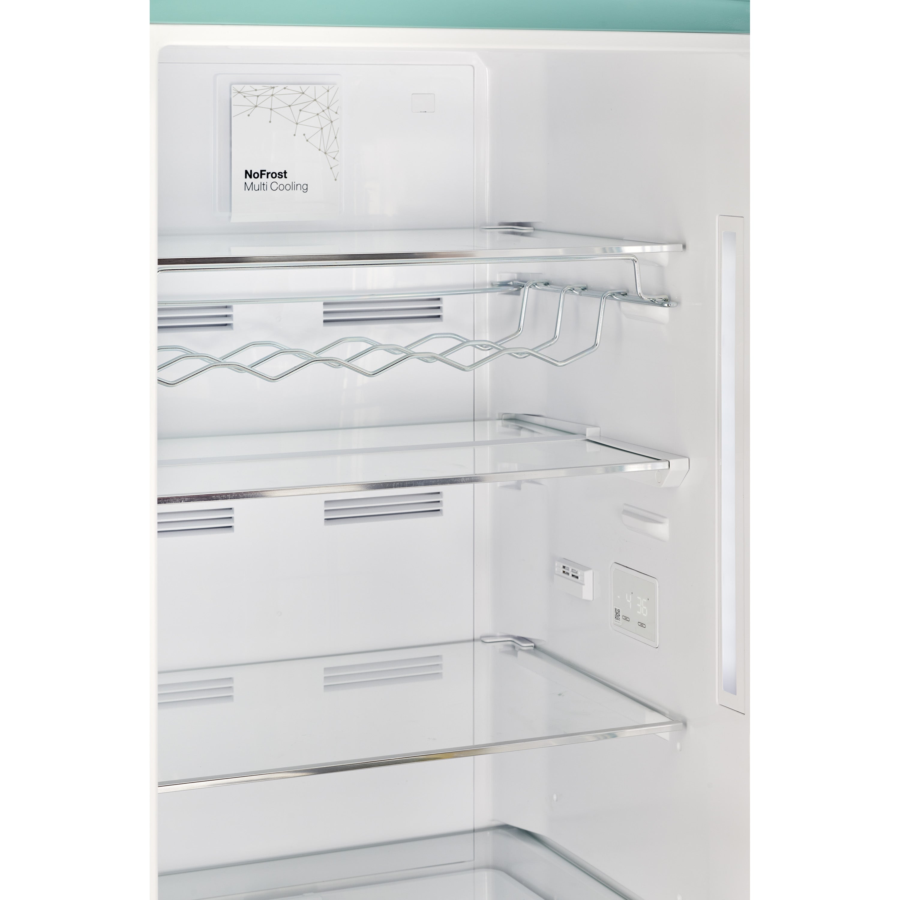 UGP-340L T AC - Réfrigérateur à congélateur inférieur Classic Retro 12 pi³ en Turquoise brume océan