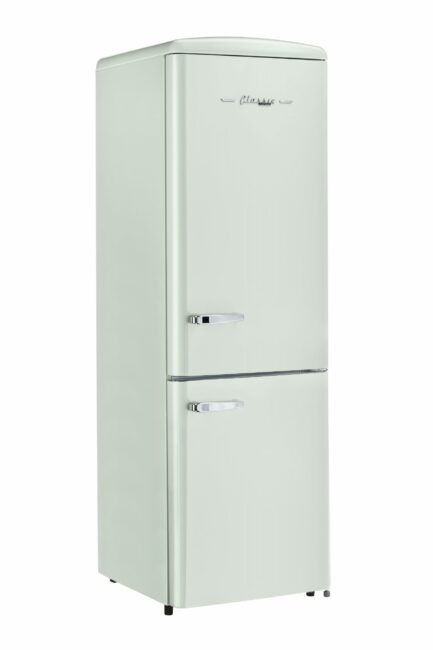 UGP-330L LG AC - Réfrigérateur rétro Classic à congélateur inférieur 11,7 pi³, 23,6 po, Vert menthe d’été