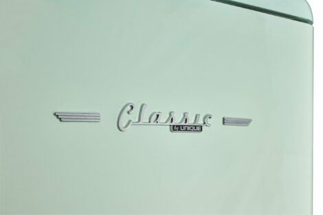 UGP-330L LG AC - Réfrigérateur rétro Classic à congélateur inférieur 11,7 pi³, 23,6 po, Vert menthe d’été