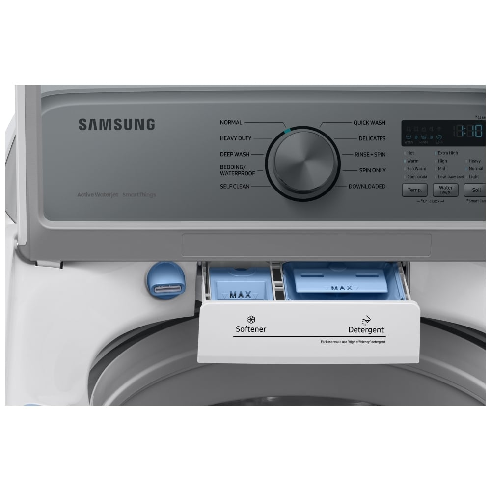 WA46CG3505AWA4 - Lave‐linge à chargement par le haut intelligent 4,6 pi³ (WA46CG3505AW)