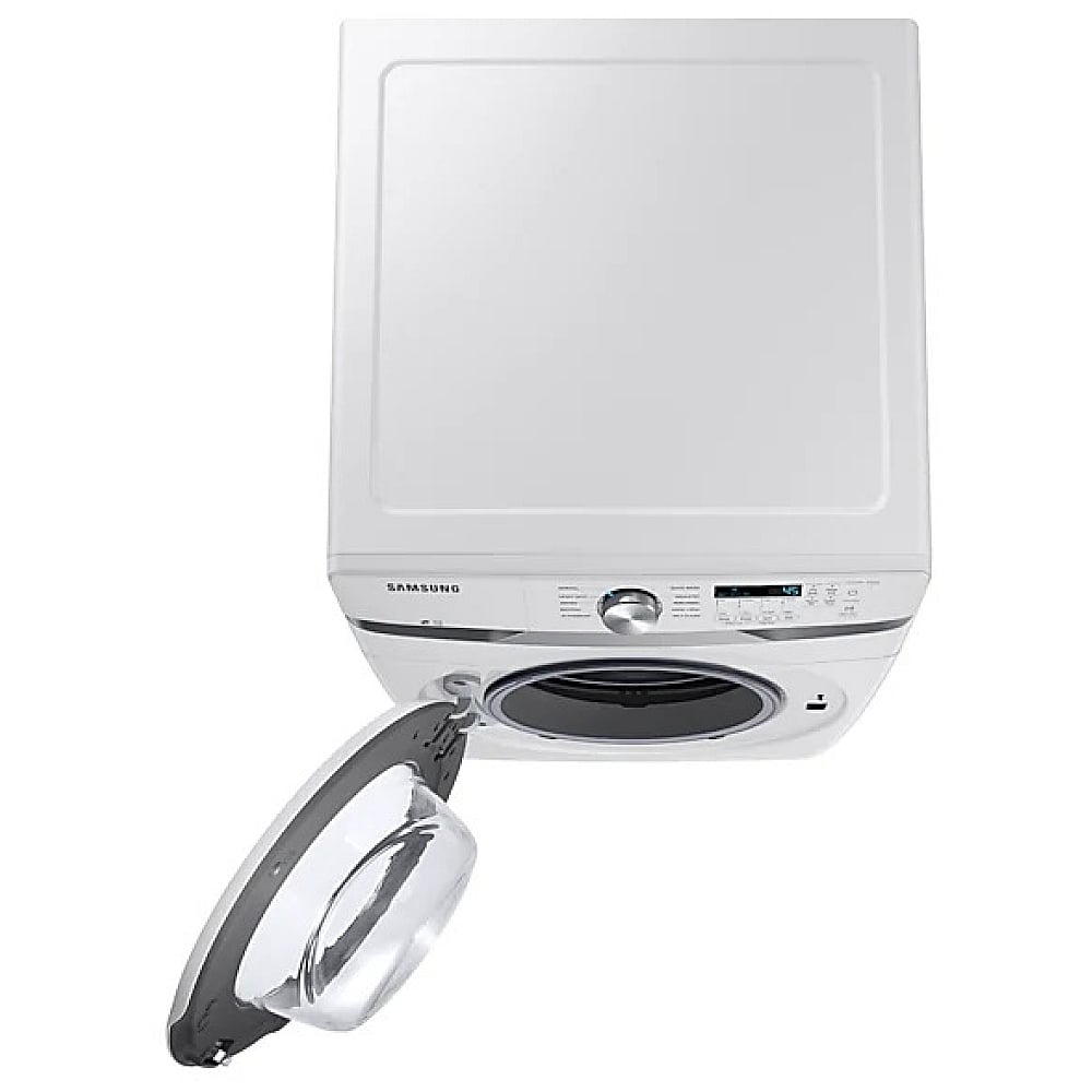 WF45T6000AW - Lave‐linge à chargement frontal Samsung 4,5 pi³ Vibration Reduction Technology+ (Blanc)