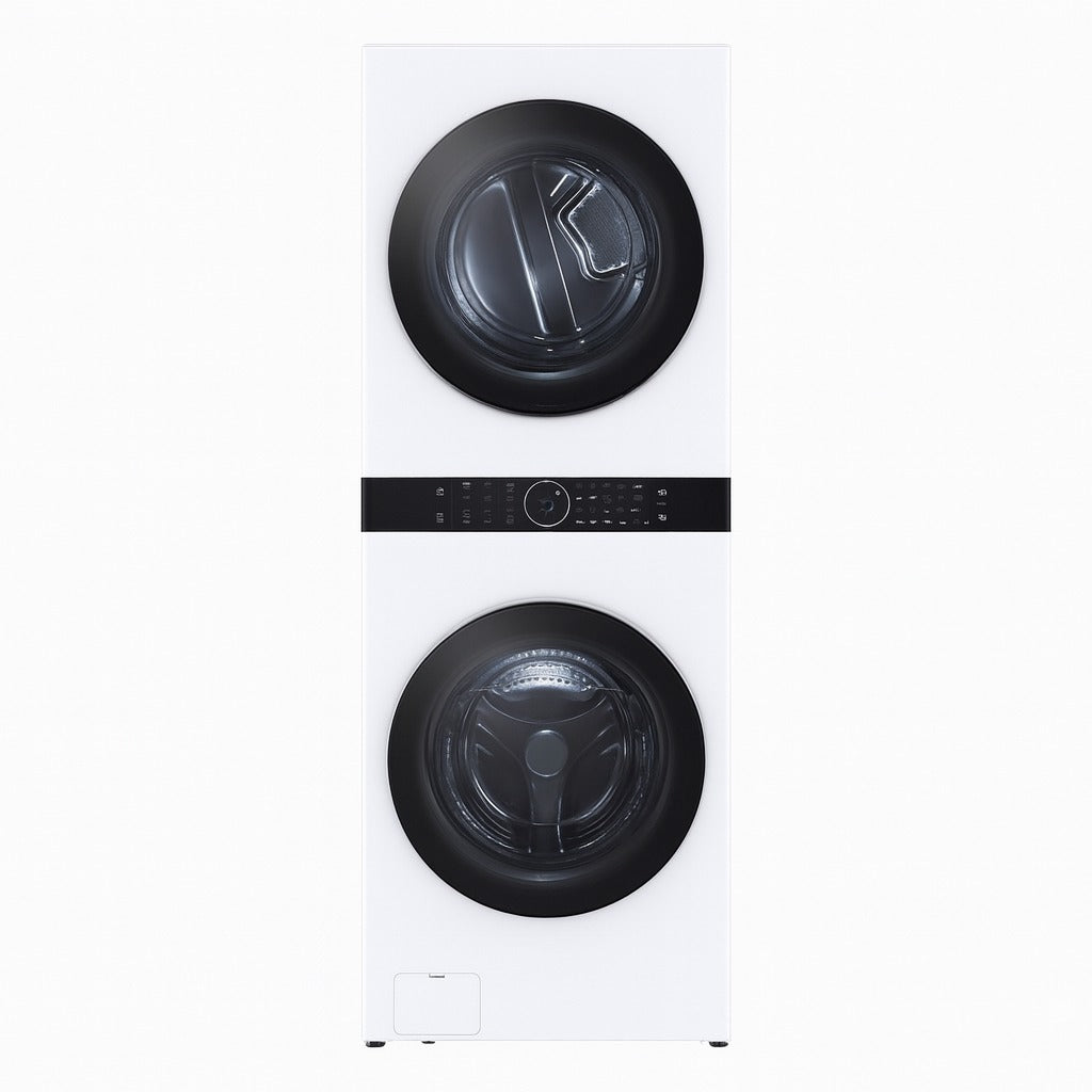WKEX200HWA - Ensemble de buanderie intelligent WashTower, lave‑linge 5,2 pi³ et sèche‑linge électrique 7,4 pi³, blanc – ENERGY STAR®