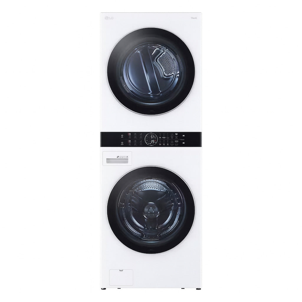 WKEX200HWA - Ensemble de buanderie intelligent WashTower, lave‑linge 5,2 pi³ et sèche‑linge électrique 7,4 pi³, blanc – ENERGY STAR®