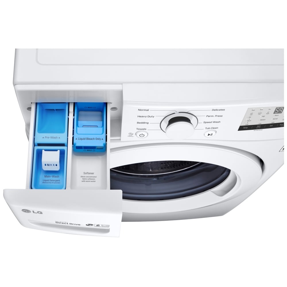 Lave‑linge à chargement frontal LG 4,5 pi³ WM3400CW