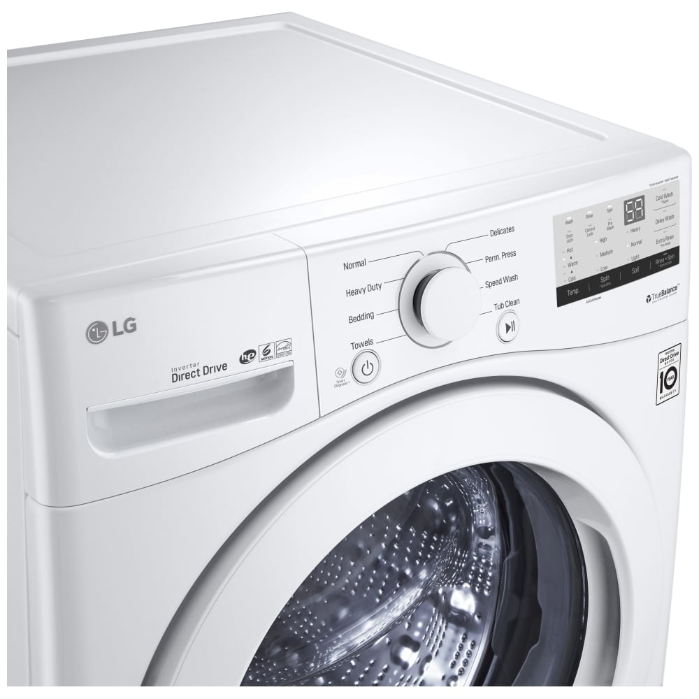 Lave‑linge à chargement frontal LG 4,5 pi³ WM3400CW