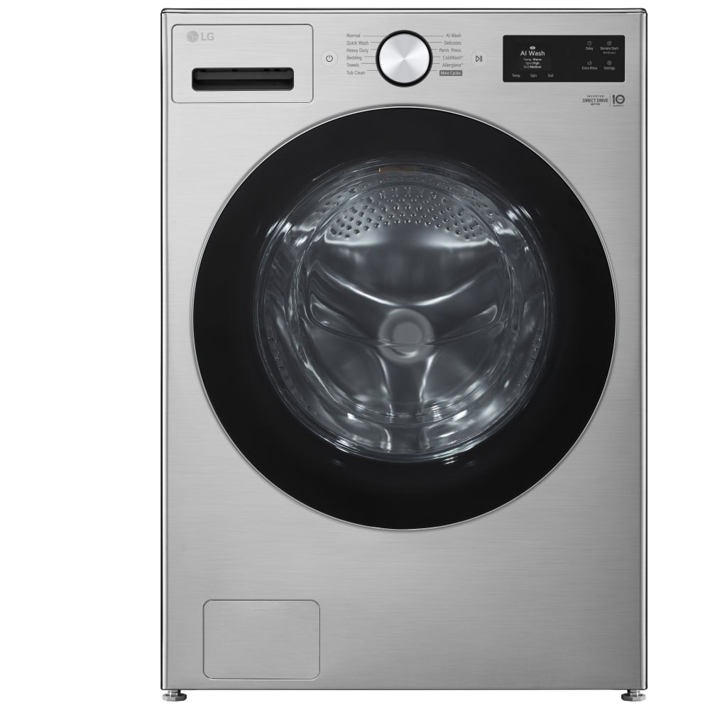 WM5800HVA – Laveuse à chargement frontal LG 5,8 pi³ graphite