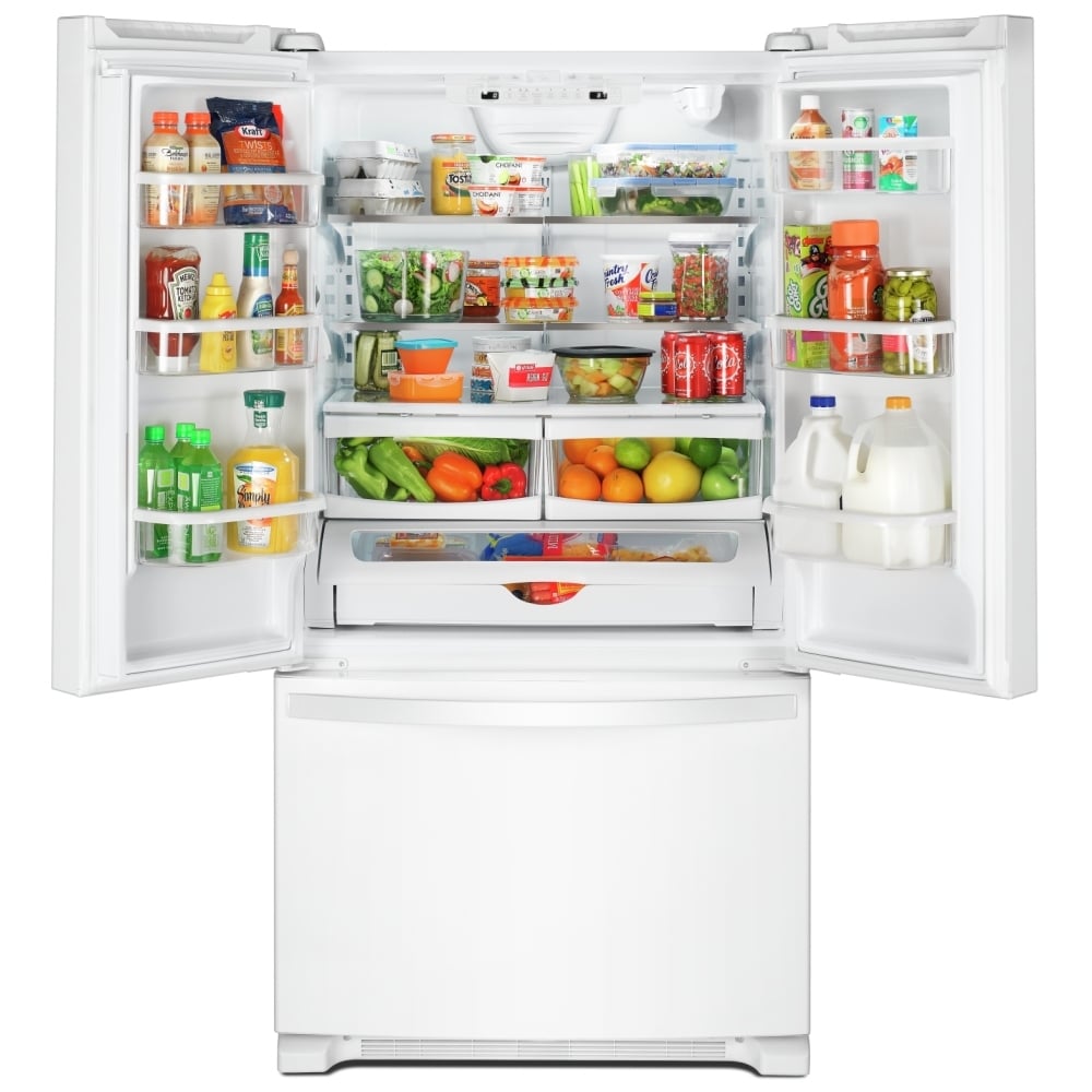 WRFF5333PW - Réfrigérateur à portes françaises Whirlpool 22 pi³