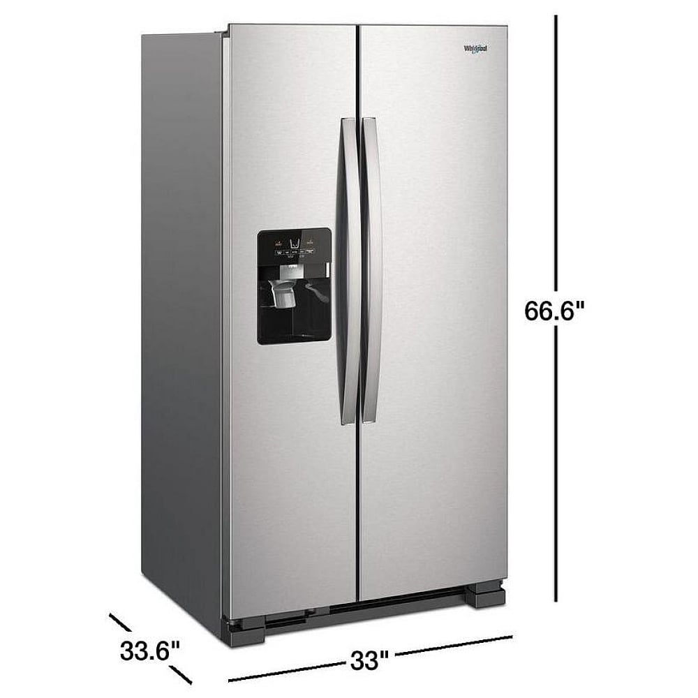 WRS321SDHZ - Réfrigérateur côte-à-côte Whirlpool 33 po 21 pi³