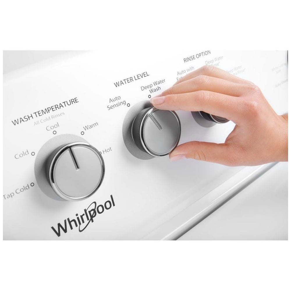 Laveuse à chargement vertical Whirlpool WTW4855HW 3,8 pi³