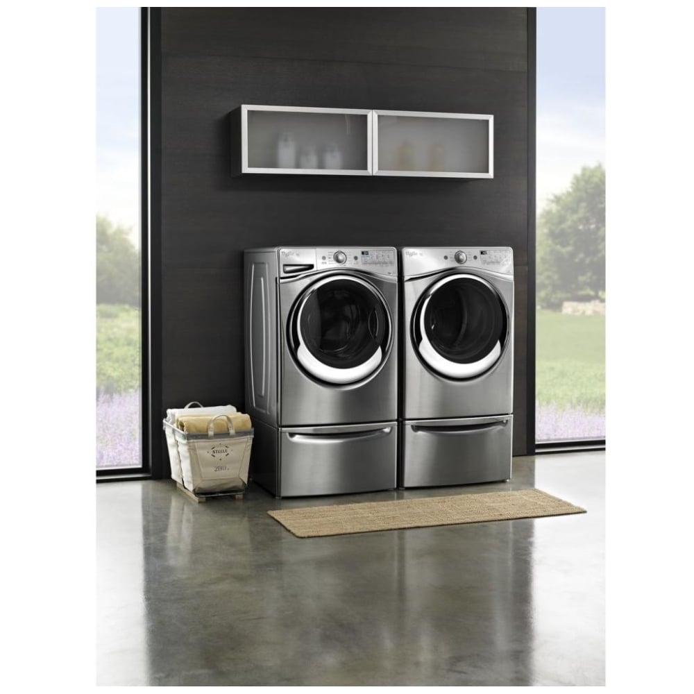 XHPC155YC - Piédestal avec poignée chromée et tiroir de rangement - 15,5 po