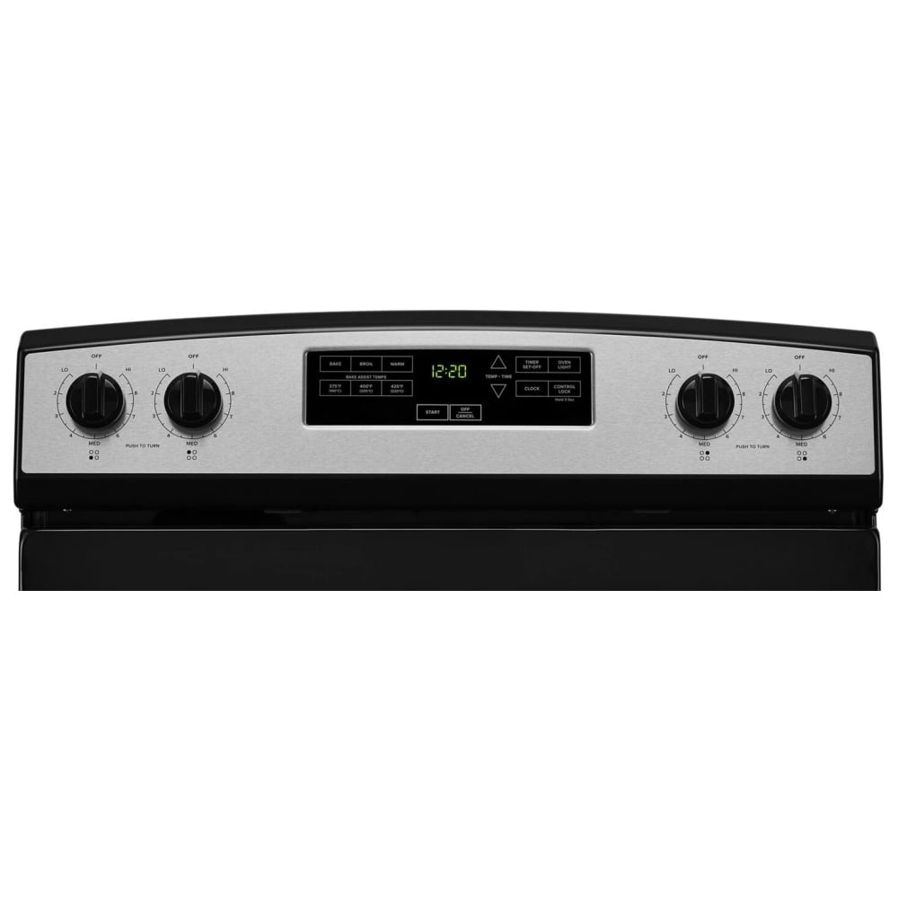 YACR4303MMS - Cuisinière électrique autoportante Amana 4,8 pi³ – acier inoxydable – 