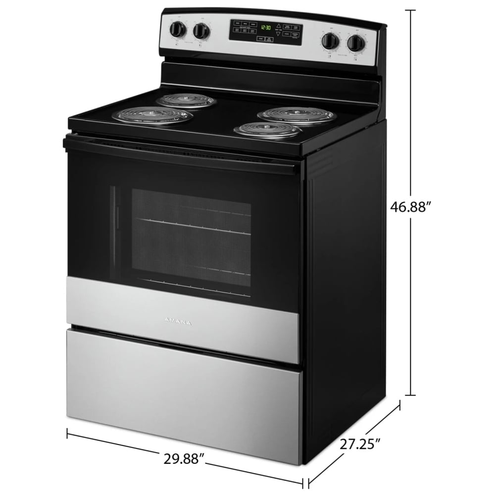 YACR4303MMS - Cuisinière électrique Amana 30″ ()