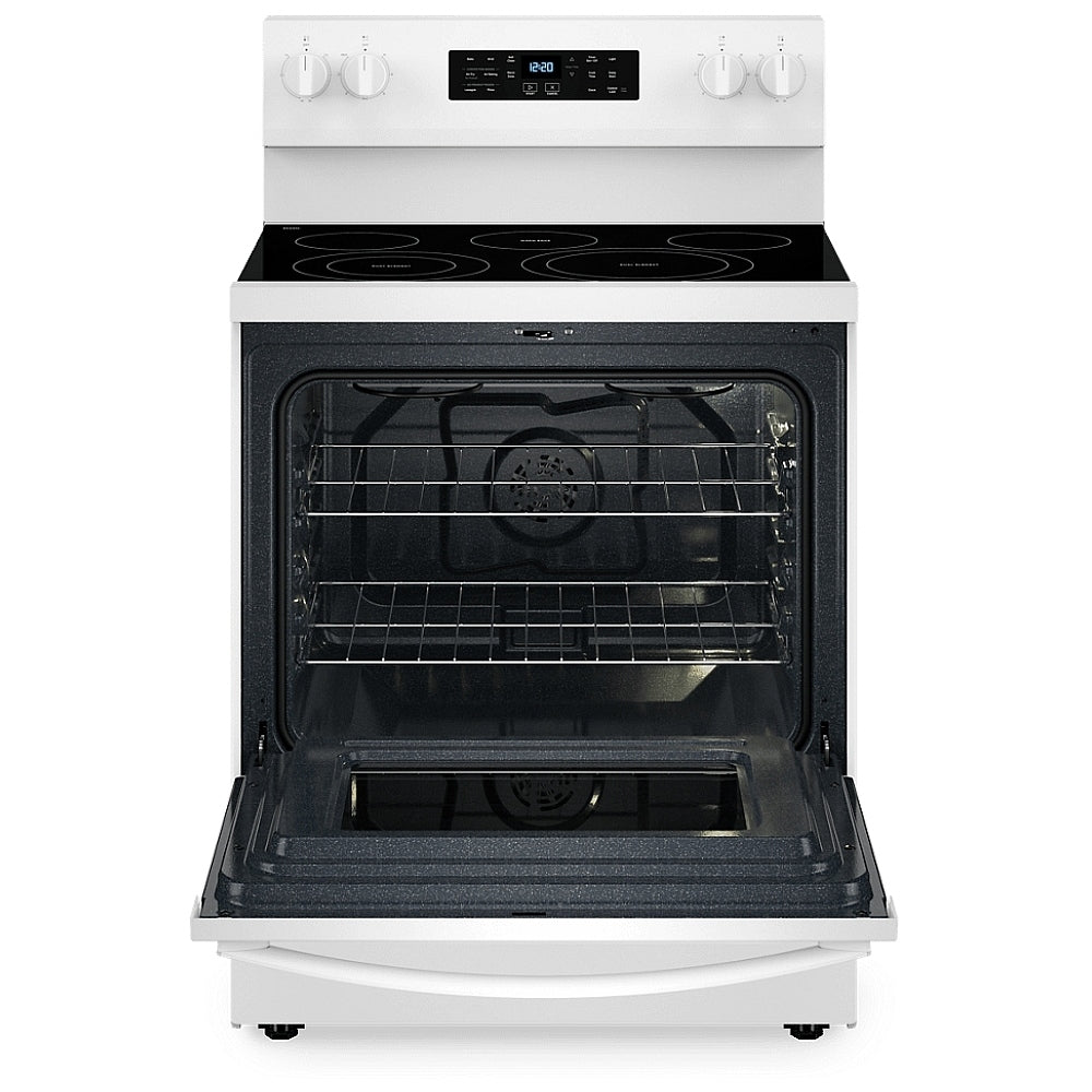 YWFES5030RW - Cuisinière électrique indépendante Whirlpool de 30 pouces avec technologie de cuisson à l’air