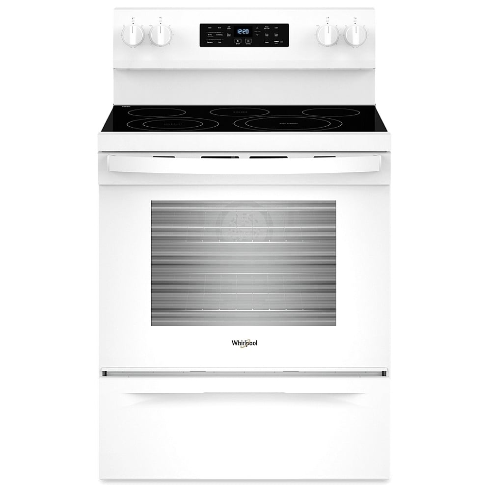 YWFES5030RW - Cuisinière électrique indépendante Whirlpool de 30 pouces avec technologie de cuisson à l’air