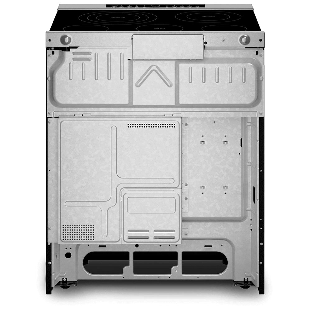 YWSES7530RZ - Cuisinière électrique coulissante intelligente de 30 po à commandes frontales avec technologie de cuisson à air