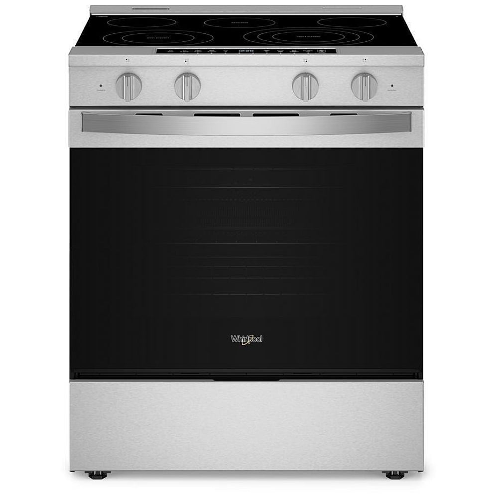 YWSES7530RZ - Cuisinière électrique coulissante intelligente de 30 po à commandes frontales avec technologie de cuisson à air