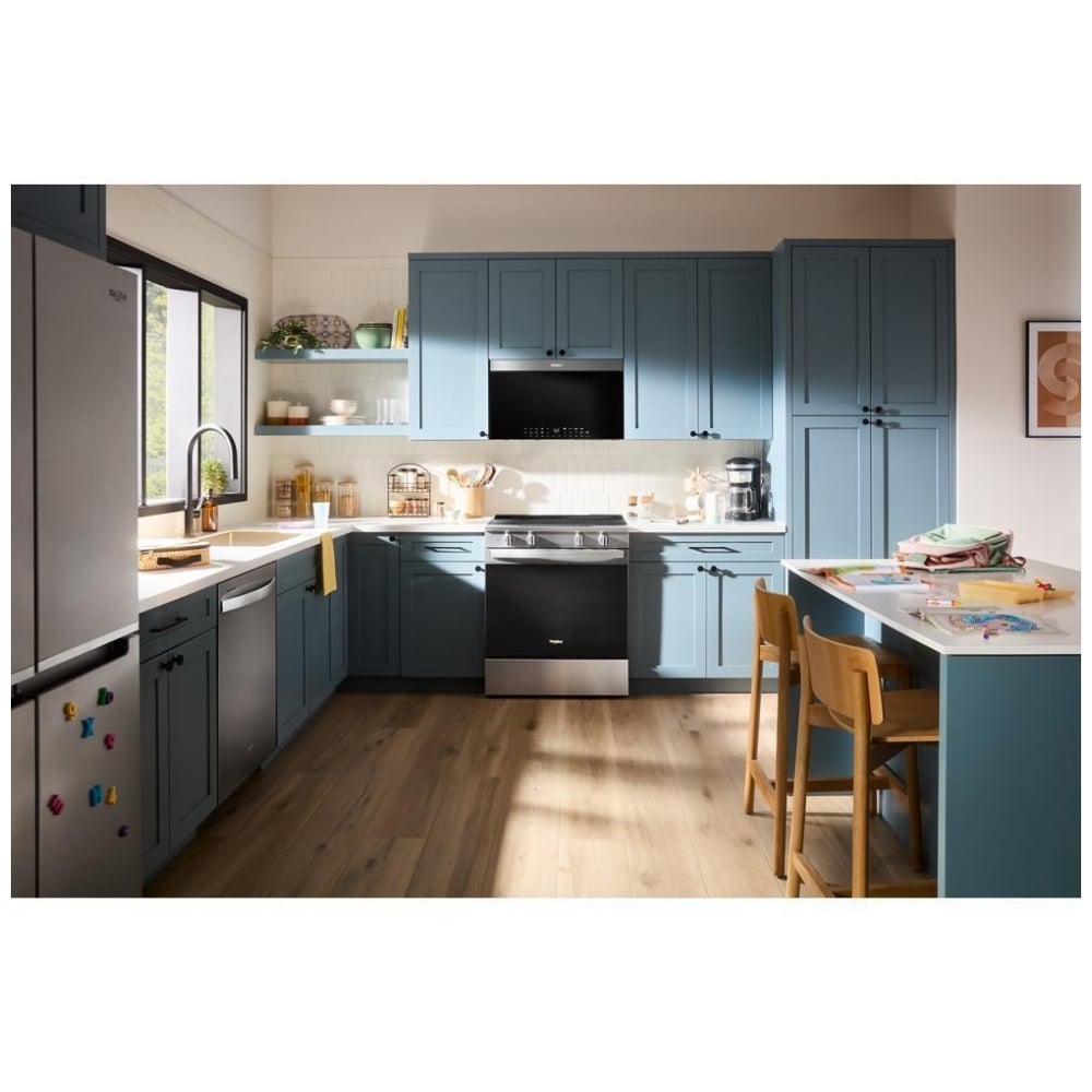 YWSES7530RZ - Cuisinière électrique coulissante intelligente de 30 po à commandes frontales avec technologie de cuisson à air