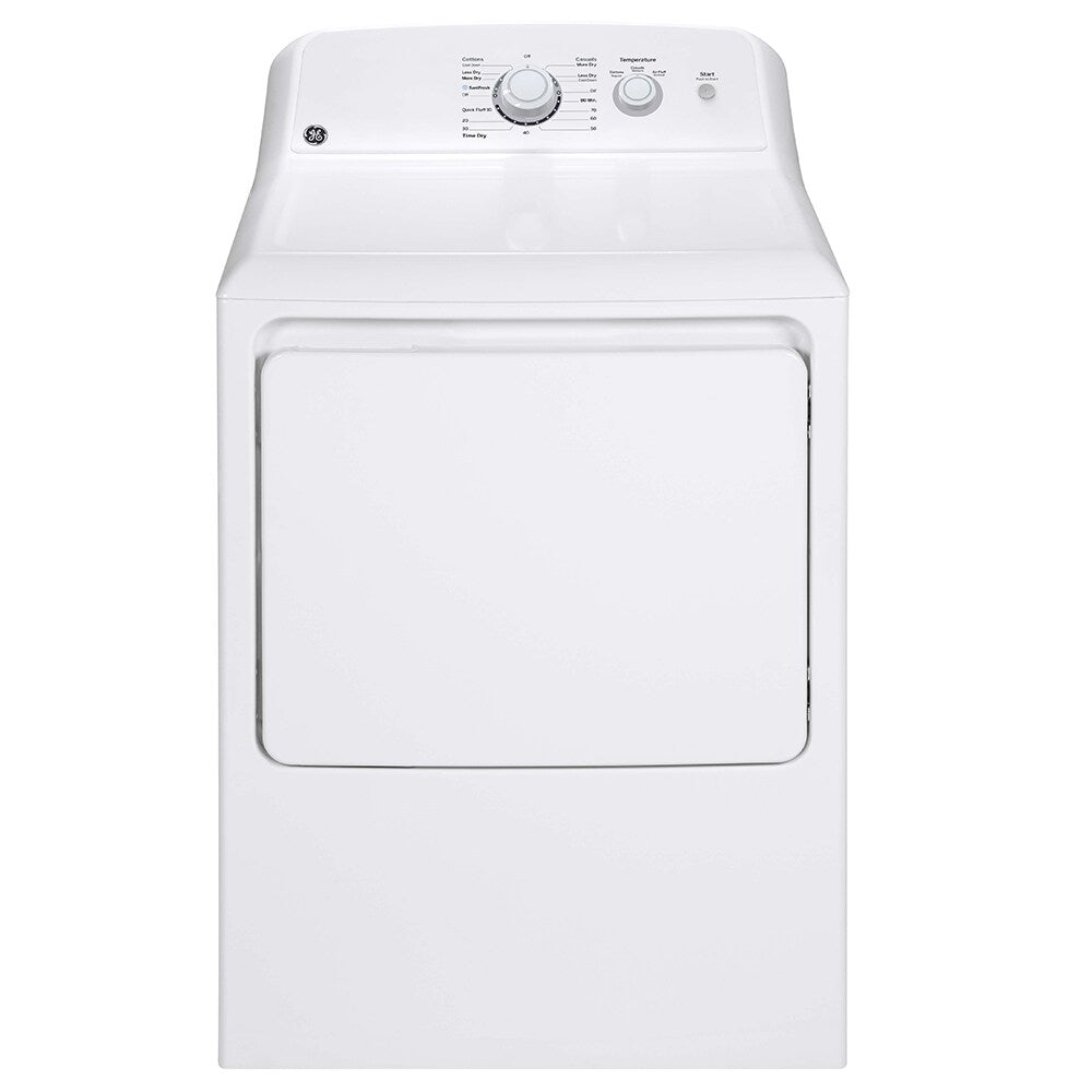 GTX22EBMRWW - Sécheuse électrique à chargement par le haut GE, 6,2 pi³, cycle SaniFresh