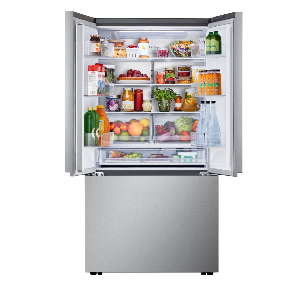 LF25Z6211S - Réfrigérateur MAX 3 portes 36 po, 25 pi³, profondeur comptoir, charnières Zero Clearance, acier inoxydable, ENERGY STAR®