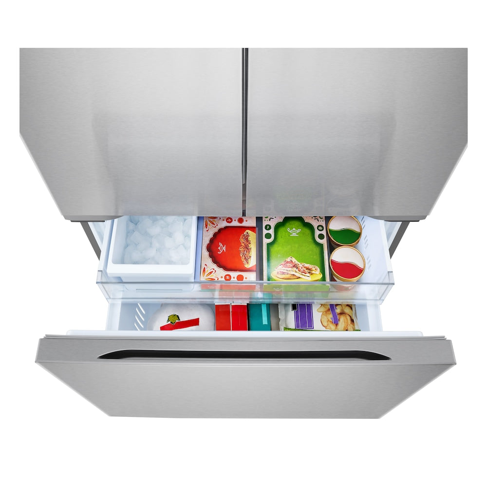 LF25Z6211S - Réfrigérateur MAX 3 portes 36 po, 25 pi³, profondeur comptoir, charnières Zero Clearance, acier inoxydable, ENERGY STAR®