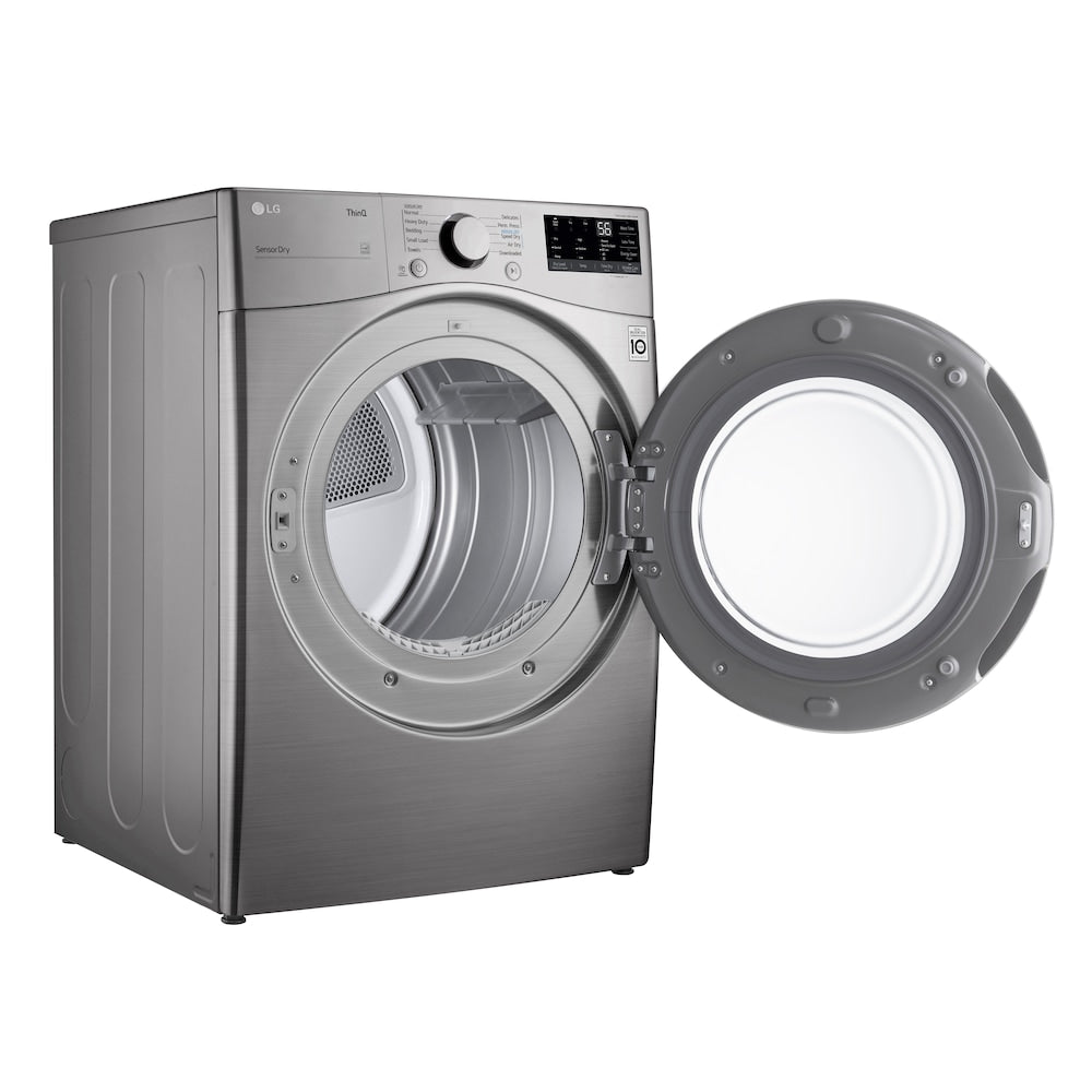 DLE3600V - Sèche-linge électrique intelligent de 7,4 pi³ avec IA et Wi-Fi, couleur acier graphite, empilable - ENERGY STAR®